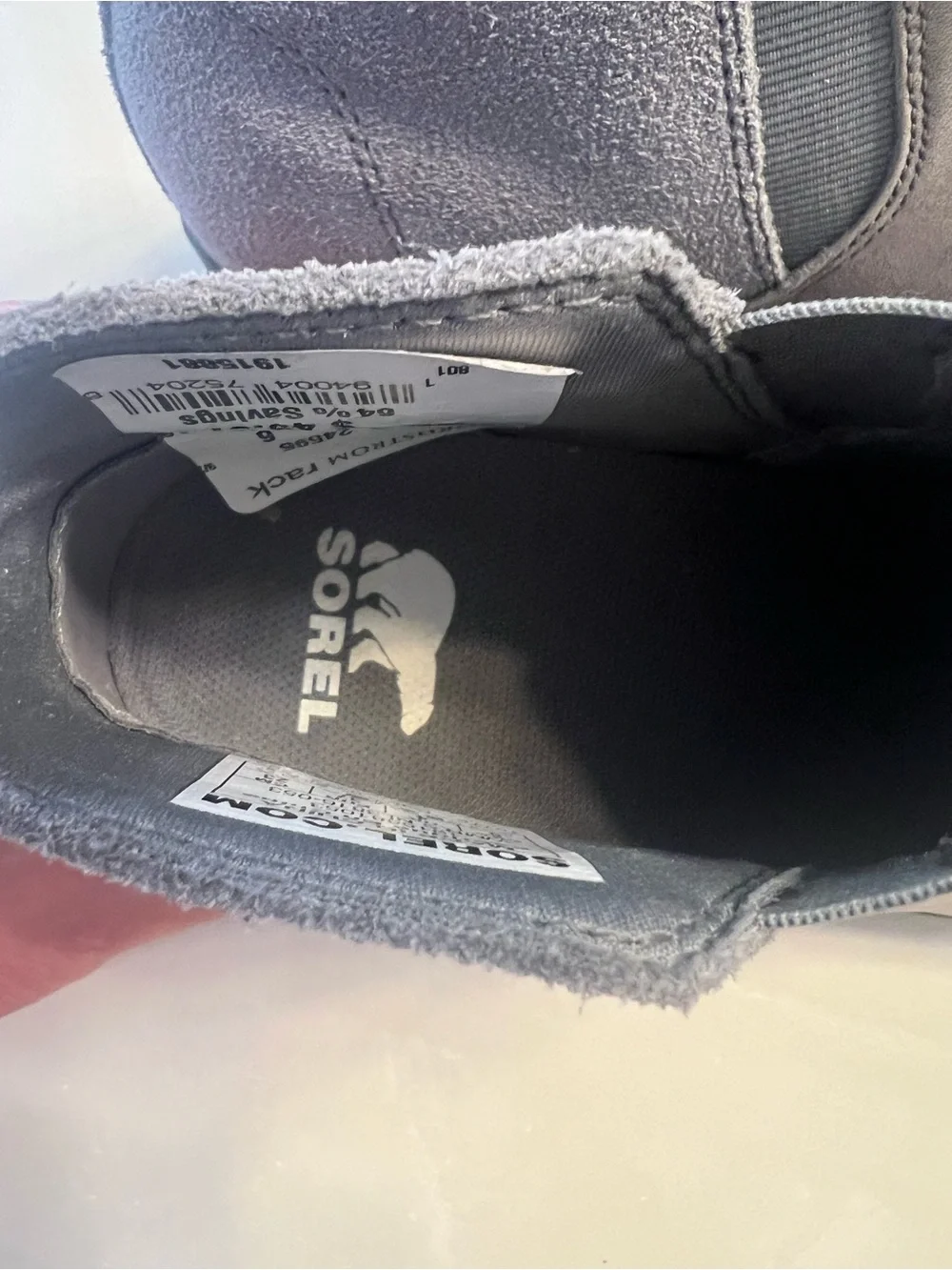 NWT Sorel Chelsea waterproof boots size 6 beige:gray